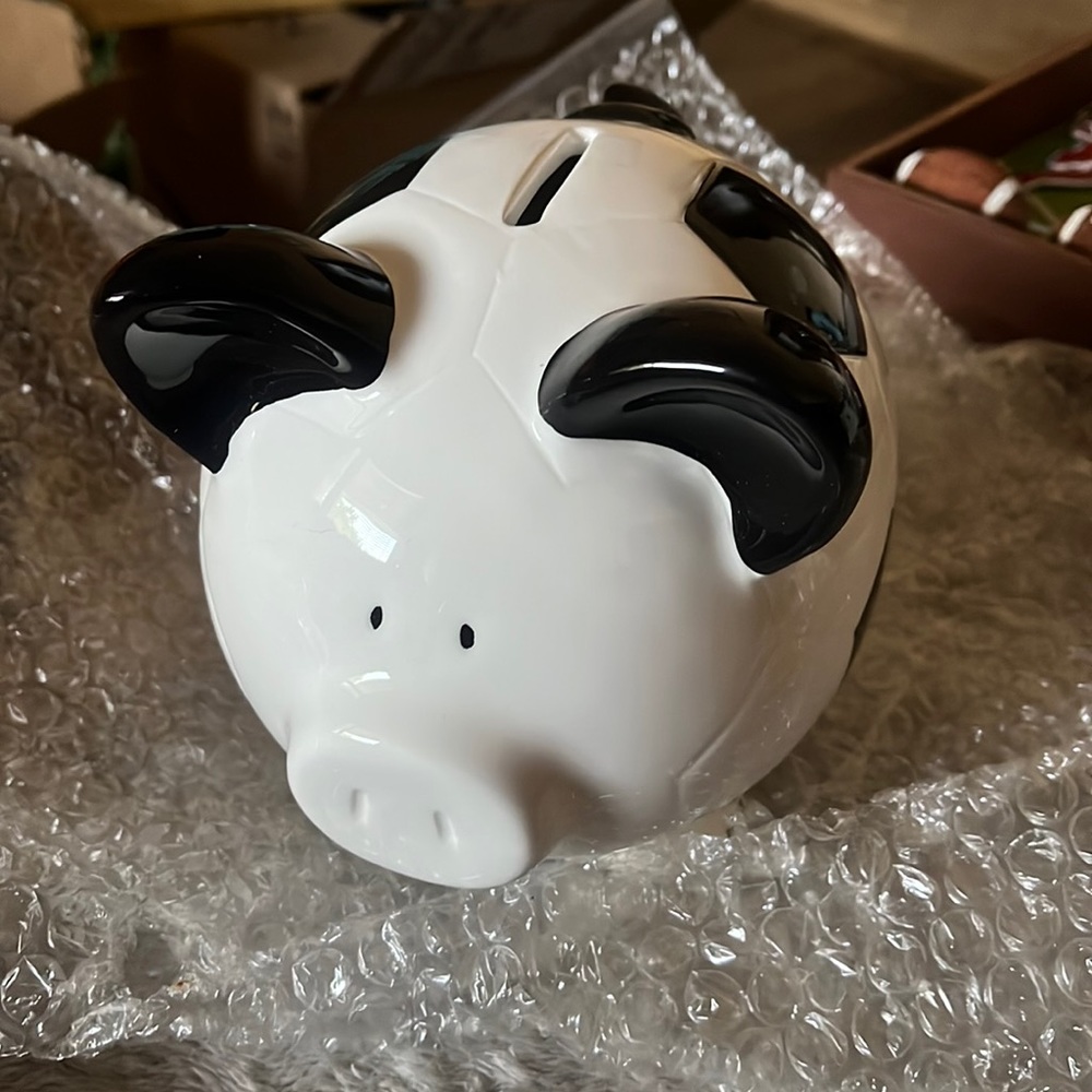 NWT Russ soccer piggy bank